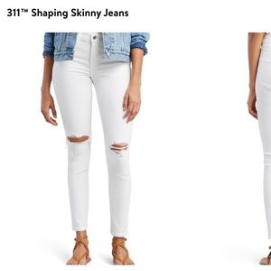 NEVER WORN Levi’s 311 Shaping Skinny jeans